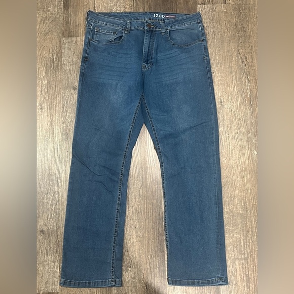 FINAL PRICE IZOD Men's Blue Jeans - Picture 2 of 6